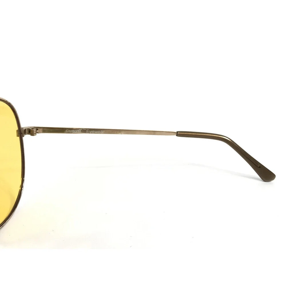 Vintage Serengeti Sunglasses Mens Aviator 5029M Kilimanjaro Yellow Photochromic